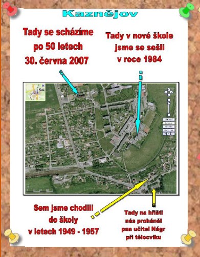 Pozvánka na sraz po 50 letech od ukončení školy