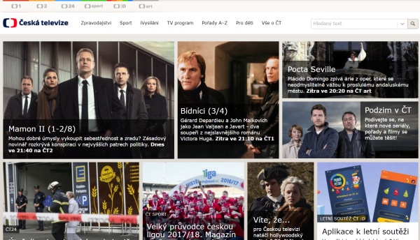 Česká televize - titulka 28.7.2017