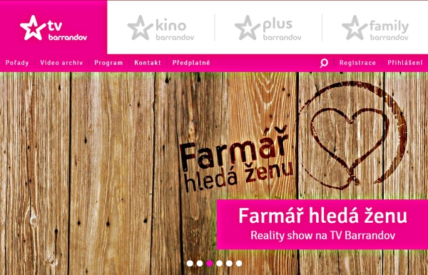 Titulka TV stanice Barrandov